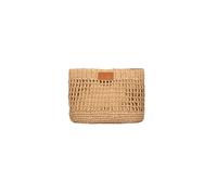 Me-Fui Maxi Pochette in Carta, Beige, 32 x 26 cm, con Tasca Interna e Chiusura Magnetica