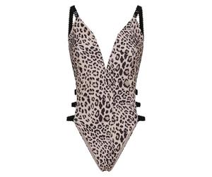Me Fui Monokini MF23-0513 Fantasia Scrub Costume da Bagno Intero Donna Adulto Marrrone Nero (M)