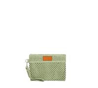 Me Fui pochette mare in rafia verde UNI
