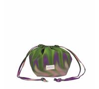 Me Fui pochette mare in fantasia con coulisse viola verde UNI