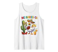 Me Goose-Ta Funny Duck Sombrero Taco Fiesta Canotta