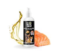 ME GUSTA Olio di salmone per cani e gatti | Ottimizza il sistema immunitario | Rafforza le articolazioni e le ossa | Riduce i problemi di pelle | 100 ml
