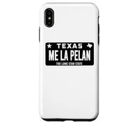 Me La Pelan Texas El Cuhh Takuache License Plate Trokiando Custodia per iPhone XS Max