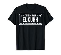 Me La Pelan Trokiando Texas El Cuhh Takuache License Plate Maglietta