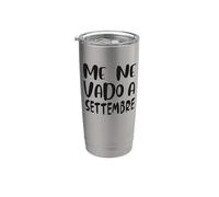 Me Ne Vado A Settembre Bicchiere termico in acciaio inox doppia parete