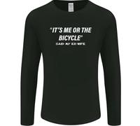 Me o Il Bicicletta Said il Mio Ex-Wife Ciclismo Uomo Maniche