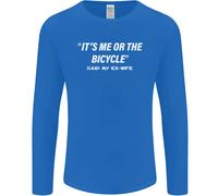 Me o Il Bicicletta Said il Mio Ex-Wife Ciclismo Uomo Maniche