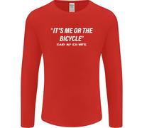 Me o Il Bicicletta Said il Mio Ex-Wife Ciclismo Uomo Maniche