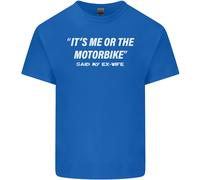 Me o Il Moto Said il Mio Ex-Wife Motociclista Uomo Cotone T-Shirt