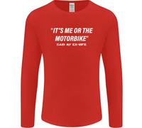 Me o Il Moto Said il Mio Ex-Wife Motociclista Uomo Maniche