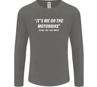 Me o Il Moto Said il Mio Ex-Wife Motociclista Uomo Maniche