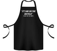 Me O The Bicicletta Ha Detto My Ex-Wife Ciclismo Cotone Grembiule 100% Biologico