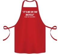Me O The Bicicletta Ha Detto My Ex-Wife Ciclismo Cotone Grembiule 100% Biologico