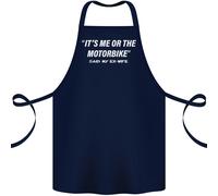 Me O The Moto Ha Detto My Ex-Wife Motociclista Cotone Grembiule 100% Biologico