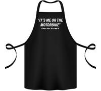 Me O The Moto Ha Detto My Ex-Wife Motociclista Cotone Grembiule 100% Biologico