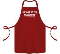 Me O The Moto Ha Detto My Ex-Wife Motociclista Cotone Grembiule 100% Biologico