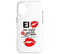 Me Robo Un Beso y Luego Otro. Spanish Couple Matching Latinx Custodia per iPhone 16