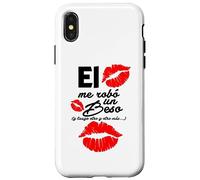 Me Robo Un Beso y Luego Otro. Spanish Couple Matching Latinx Custodia per iPhone X/XS