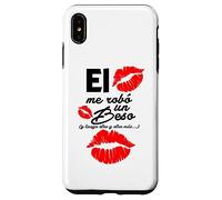 Me Robo Un Beso y Luego Otro. Spanish Couple Matching Latinx Custodia per iPhone XS Max