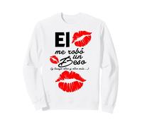 Me Robo Un Beso y Luego Otro. Spanish Couple Matching Latinx Felpa