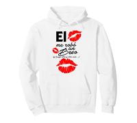 Me Robo Un Beso y Luego Otro. Spanish Couple Matching Latinx Felpa con Cappuccio