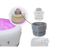 ME&SG Adattatore per luce a LED personalizzato compatibile con vasche idromassaggio gonfiabili portatili Bestway Lay Z Spa Salu Spa Coleman (LED non incluso)