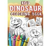 Me Time Kid's Dinosaur Coloring Book (Tascabile)