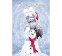 Me To You Bear Biglietto di Natale con pupazzo di neve