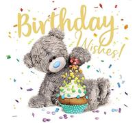 Me To You Biglietto di auguri di compleanno con orso, misto, dimensioni: 15,2 x 15,2 cm, ALV93040