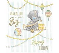 Me To You Biglietto di auguri di compleanno Tatty Teddy con nastro regalo, collezione ufficiale