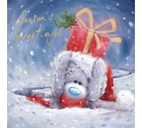 Me To You - Biglietto di Natale Tatty Teddy, 15 x 15 cm, collezione Softly Drawn