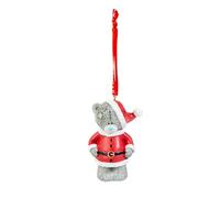 Me to You - Decorazione per albero di Natale con nastro di raso, collezione ufficiale Tatty Teddy vestita da Babbo Natale