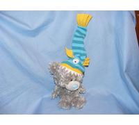 Me To You il Mio DINKY Orso Pesce Cappello Magnetico Blu Naso Tatty Orsacchiotto