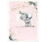 Me To You Tatty Teddy - Biglietto di auguri per Capodanno, 12,7 x 17,8 cm, collezione ufficiale