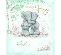 Me To You Tatty Teddy, biglietto di auguri premuroso con scritta Sending Hugs, 12,7 x 15,2 cm, collezione ufficiale