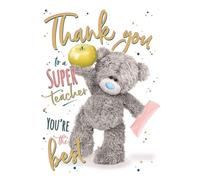 Me To You Tatty Teddy, biglietto di auguri Thank You To A Super Teacher, 12,7 x 17,8 cm, collezione ufficiale