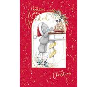 Me To You Tatty Teddy - Biglietto di Natale per nonni con scritta "To An Amazing Nan And Grandad", 12 x 20 cm, collezione ufficiale