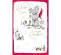 Me To You Tatty Teddy - Biglietto di Natale per una nonna meravigliosa, 12,7 x 20,3 cm, collezione ufficiale