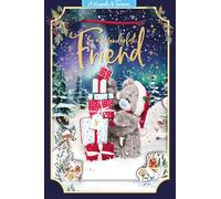 Me to You Tatty Teddy - Biglietto natalizio 3D per un amico meraviglioso, 15 x 22 cm, collezione ufficiale