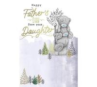 Me to You Tatty Teddy - Biglietto per festa del papà di tua figlia, 15,2 x 22,9 cm, collezione ufficiale