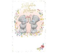 Me to You Tatty Teddy, biglietto per festa della mamma con scritta in lingua inglese "From Your Daughter This Mother's Day", 15,2 x 22,9 cm, collezione ufficiale