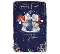 Me to You Tatty Teddy For My Amazing Fiancé Biglietto di Natale Tatty Teddy con orsetti che condividono un bacio, 15 x 22 cm, collezione ufficiale