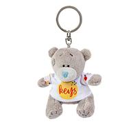 Me to You Tatty Teddy - Portachiavi in peluche "My Keys", collezione ufficiale, Grigio, S