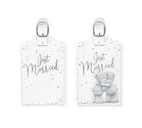 Me to You Tatty Teddy, set di 2 etichette per bagagli con scritta "Just Married", collezione ufficiale per matrimoni