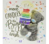 Me To You The More Candles ALV93035 - Biglietto di auguri di compleanno, misto, dimensioni: 15,2 x 15,2 cm