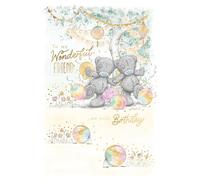 Me To You Wonderful Friend Tatty Teddy Bears With Lanterns Biglietto di auguri di compleanno 15,2 x 22,9 cm, collezione ufficiale