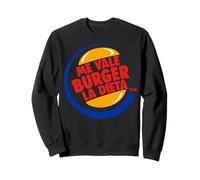 Me Vale Burger La Dieta Mexican Humor Badass Latina Phrase Felpa