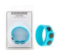 Me You Us - Cinturino in silicone blu chiaro - Regolabile e confortevole Enhancer da uomo - Mantiene le erezioni più a lungo intensificando le sensazioni