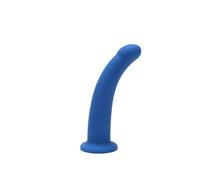 Me You Us - Il nostro silicone 6 pollici blu curvo pegging dildo