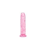 Me You Us Ultracock Pink Jelly 7" Dong - Prova il piacere con questo dildo in gelatina rosa caratterizzato da un design realistico e base a ventosa